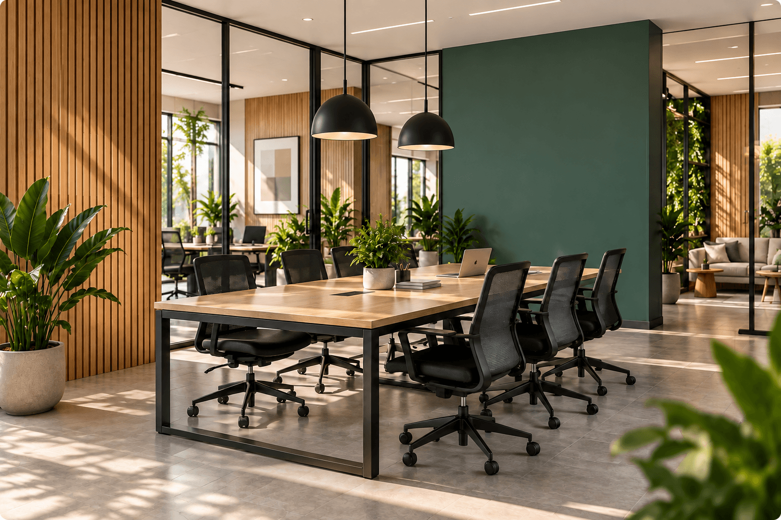 Oficinas y espacios profesionales con colores Pintuco